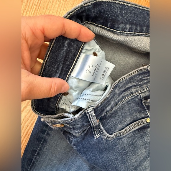 MOTHER The Mid Rise Dazzler Ankle in On The Edge Sz 26 - Picture 5 of 6